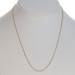 Yellow Gold Wheat Chain Necklace 18" - 14k