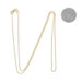 Yellow Gold Wheat Chain Necklace 18" - 14k