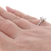 White Gold Diamond Solitaire Engagement Ring - 14k Emerald 1.01ct GIA