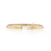 Yellow Gold Bangle Bracelet 6 3/4" - 14k