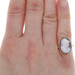 Yellow Gold Hardstone Edwardian Greek Soldier Ring - 14k Cameo Cocktail