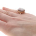 Yellow Gold Hardstone Edwardian Greek Soldier Ring - 14k Cameo Cocktail