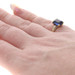 Yellow Gold Sapphire Art Deco Solitaire Ring - 10k Rectangular 2.80ct