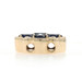 Yellow Gold Sapphire Cultured Pearl Vintage Slide Charm - 14k Marquise 1.32ctw