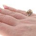 Yellow Gold Sapphire Ruby Cheetah Ring - 14k Round .64ctw Big Cat Cluster