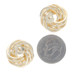 Yellow Gold Stud Earrings - 14k Pierced