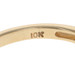 Yellow Gold Topaz Diamond Bypass Ring - 10k Oval .49ctw