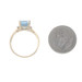 Yellow Gold Topaz Diamond Ring - 10k Emerald 2.42ctw