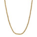 Yellow Gold Twisted Foxtail Chain Necklace 15 3/4" - 14k