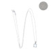 EFFY Aquamarine Diamond Pendant Necklace 18" -White Gold 14k Square Step 1.68ctw