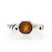 John Atencio Citrine Cocktail Solitaire Ring Sterling 925 Yellow Gold 18k 1.90ct