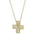 Pasquale Bruni Diamond Cross Necklace 16 1/4" - Yellow Gold 18k Faith