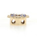 Richard Klein Tanzanite Pearl Slide Charm - Yellow Gold 14k Pear Floral