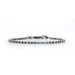 Sterling Silver Rectangular Bead Chain Men's Bracelet 8" - 925