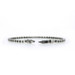 Sterling Silver Rectangular Bead Chain Men's Bracelet 8" - 925