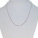 White Gold Box Chain Necklace 18" - 14k