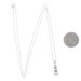 White Gold Diamond Three-Stone Journey Necklace 18 3/4" - 14k Round .26ctw