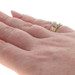 Yellow Gold Diamond Art Deco Serpent Solitaire Band 14k Euro Vintage Snake Ring
