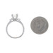 White Gold Diamond Engagement Ring - 14k Round Brilliant 1.57ctw GIA
