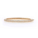 Roberto Coin Pave Diamond Bangle Bracelet 6 1/2" - Rose Gold 18k Round 4.88ctw