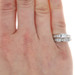 White Gold Diamond Engagement Ring & Wedding Band - 14k Princess 2.50ctw
