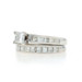 White Gold Diamond Engagement Ring & Wedding Band - 14k Princess 2.50ctw