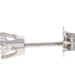 White Gold Diamond Stud Earrings - 14k Round Brilliant Pierced