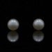 Yellow Gold Cultured Pearl Stud Earrings - 14k Pierced Screw-Ons