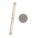 Yellow Gold Sapphire Edwardian Brooch - 14k Square Botanical Antique Pin