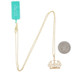 EFFY Crown Diamond Necklace 18" -Yellow Gold 14k Round & Princess .12ctw Royalty