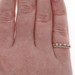 Shy Creation Diamond Double Row Ring Yellow Gold 14k Pear & Rd .33ctw Stack Ring