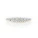White Gold Diamond Vintage Wedding Band - 14k Single Cut .15ctw Ring
