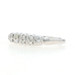 White Gold Diamond Vintage Wedding Band - 14k Single Cut .15ctw Ring