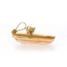 Yellow Gold Carved Shell Cameo Brooch/Pendant - 18k Silhouette Pin