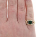 Yellow Gold Tourmaline Diamond Ring - 14k Rectangular Step Cut 3.14ctw