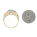 Yellow Gold Tourmaline Diamond Ring - 14k Rectangular Step Cut 3.14ctw