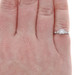 White Gold Diamond Vintage Engagement Ring - 14k Round Brilliant