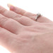 White Gold Diamond Vintage Engagement Ring - 14k Round Brilliant
