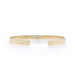 Yellow Gold Cuff Bracelet 6 3/4" - 14k Oval
