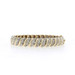 Yellow Gold Diamond Link Bracelet 7" - 14k Single Cut