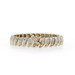 Yellow Gold Diamond Link Bracelet 7" - 14k Single Cut