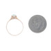 Yellow Gold Opal Edwardian Solitaire Ring - 10k Round Cabochon Antique