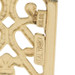 Yellow Gold Scrolling Gate Cuff Bracelet 6 1/2" - 14k Textured