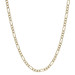 Yellow Gold Figaro Chain Necklace 22" - 14k