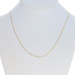 Yellow Gold Starburst Anchor Chain Necklace 20" - 14k Textured Mariner