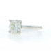Platinum Diamond Solitaire Engagement Ring - 950 Cushion 2.71ct GIA