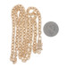Rose Gold Diamond Cut Cable Chain Men's Necklace 19 1/2" - 18k