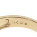 Yellow Gold Ombre Pink Sapphire Cluster Cocktail Band -14k Princess 4.20ctw Ring