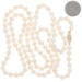 Yellow Gold Pearl Knotted Strand Necklace 29" - 14k