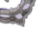 White Gold Tanzanite Diamond Heart Wreath Pendant - 10k Oval .80ctw Love